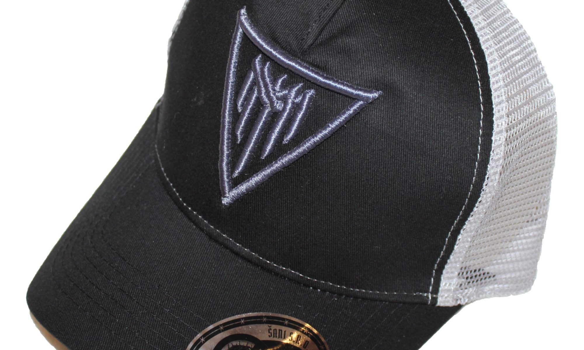 Trucker hat Gray with 3D Gray MM logo