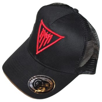 Trucker hat Black with 3D Red MM logo
