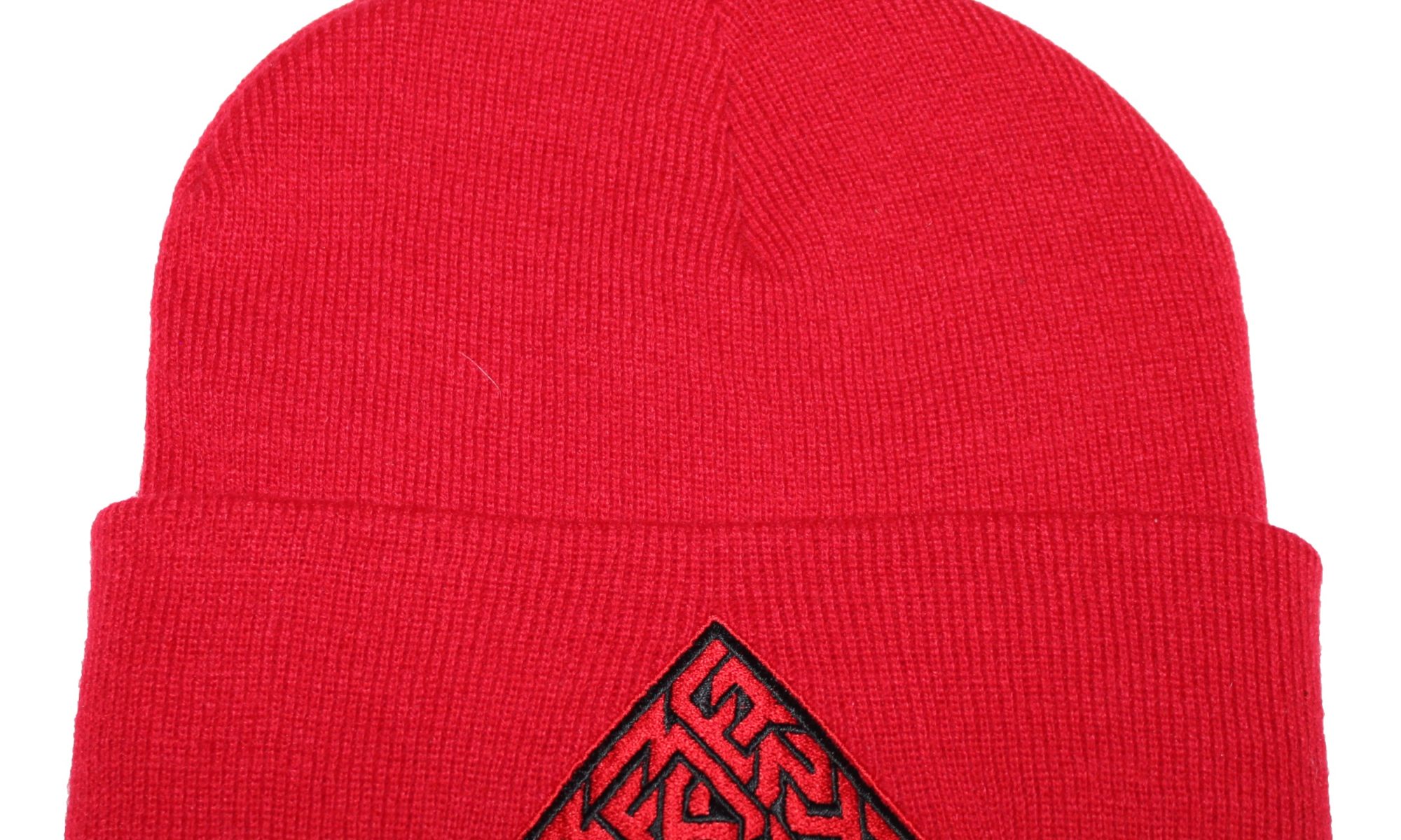 Červená čepice s logem Mean Messiah
